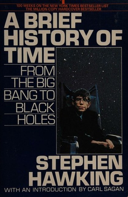 Cover of A Brief History of Time by Stephen Hawking