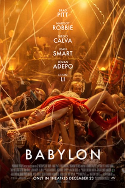 Poster for Babylon, directed by Damien Chazelle