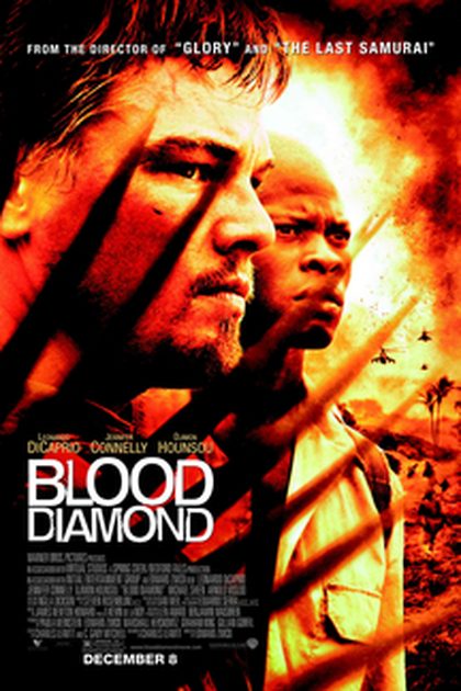 Poster for Blood Diamond, directed by Edward Zwick