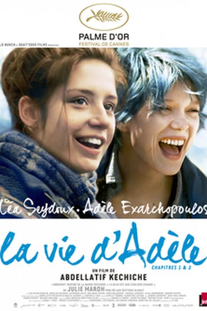 Poster for Blue Is the Warmest Color, directed by Abdellatif Kechiche