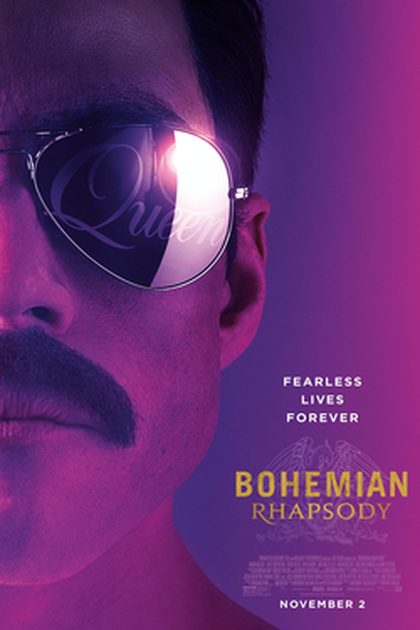 Poster for Bohemian Rhapsody, directed by Bryan Singer