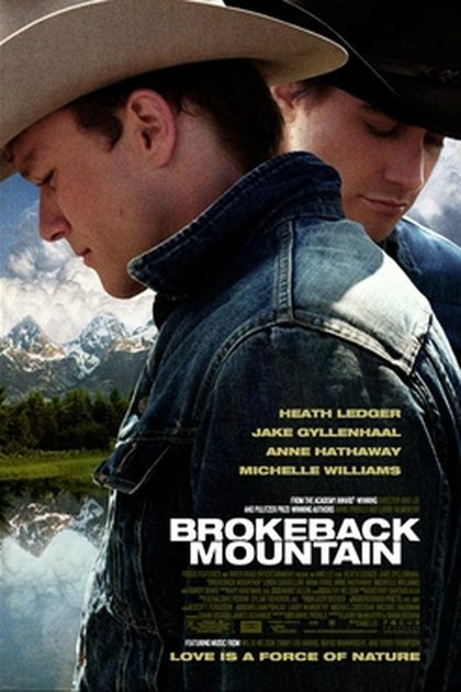 Poster for Brokeback Mountain, directed by Ang Lee