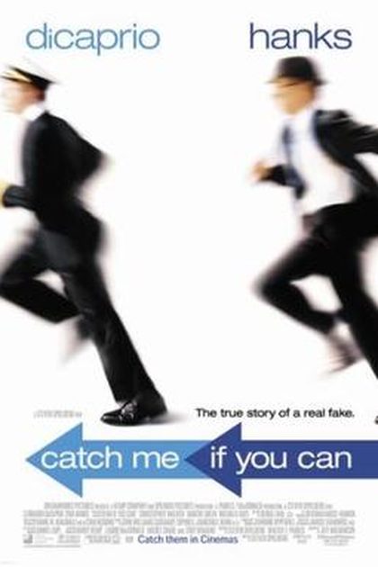 Poster for Catch Me If You Can, directed by Steven Spielberg