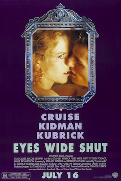 Poster for Eyes Wide Shut, directed by Stanley Kubrick