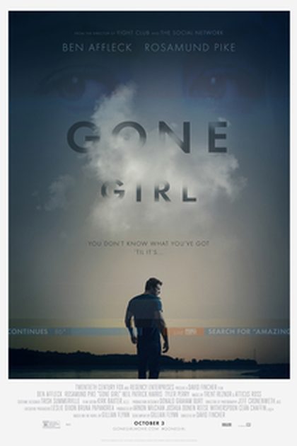Poster for Gone Girl, directed by David Fincher
