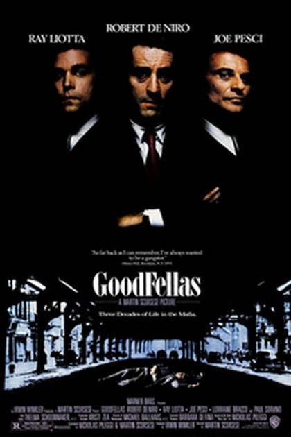 Poster for GoodFellas, directed by Martin Scorsese