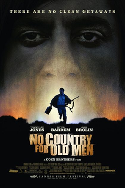 Poster for No Country for Old Men, directed by Joel and Ethan Coen