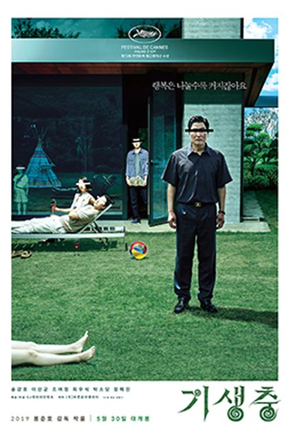 Poster for Parasite, directed by Bong Joon-ho