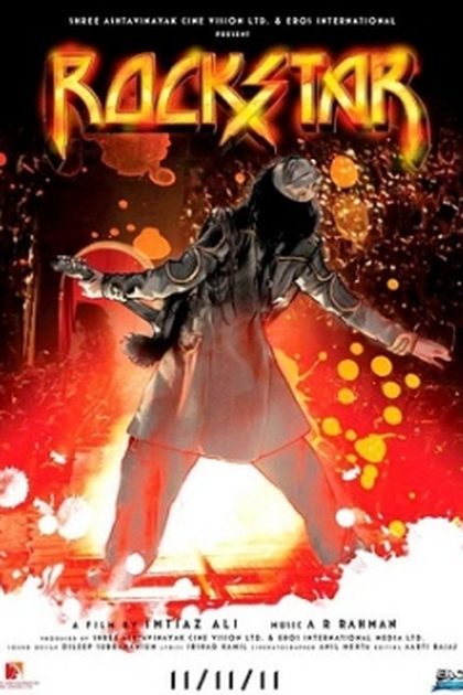 Poster for Rockstar, directed by Imtiaz Ali