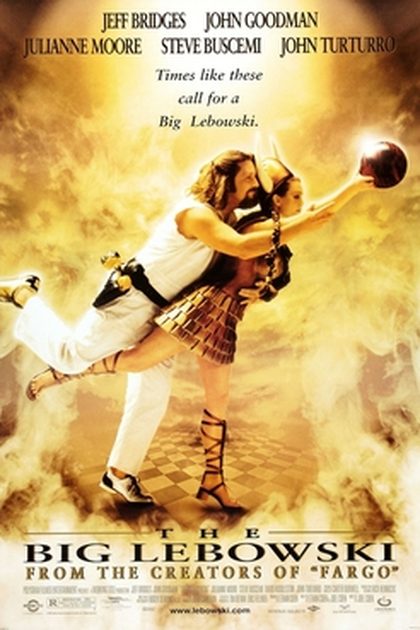Poster for The Big Lebowski, directed by Joel and Ethan Coen