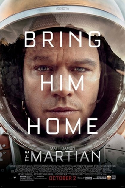 Poster for The Martian, directed by Ridley Scott
