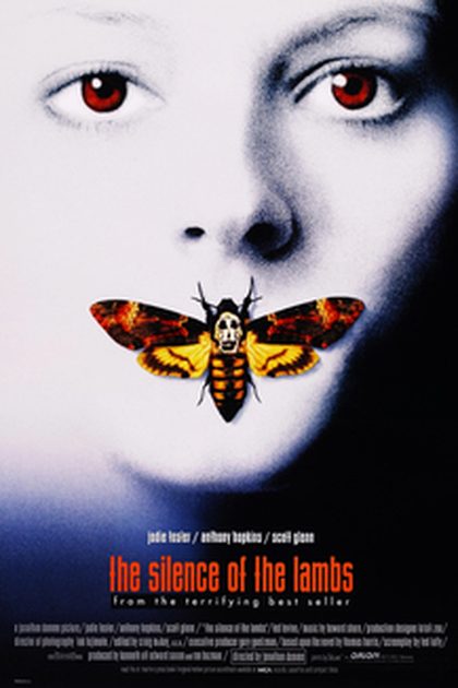 Poster for The Silence of the Lambs, directed by Jonathan Demme