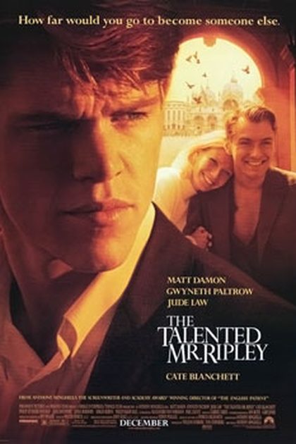 Poster for The Talented Mr. Ripley, directed by Anthony Minghella