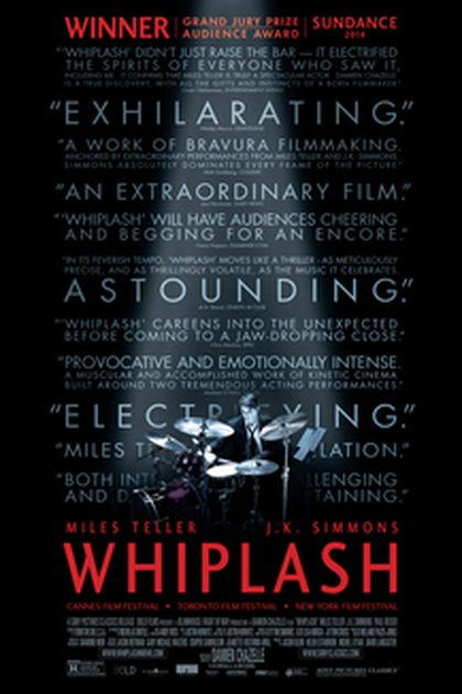 Poster for Whiplash, directed by Damien Chazelle
